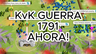 GUERRA KVK  DIRECTO DIA 1 DE GUERRA 1791 [upl. by Bergwall]