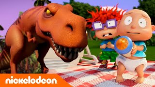 Rugrats Os Anjinhos  Primeiros 5 minutos dos Rugrats NOVINHOS EM FOLHA  Nickelodeon em Português [upl. by Thalia671]