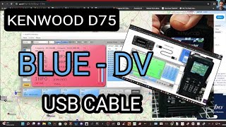 KENWOOD D75  BLUE DV USB Mode  NO HOTSPOT [upl. by Allebara800]