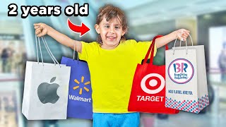 2 Year Old goes Shopping on his OWN [upl. by Hartmann]