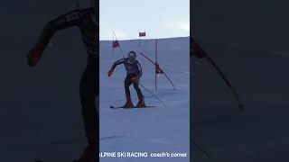 Lucas Braathen technical giant slalom slow motion alpine skiing racing training ski in New Zealand [upl. by Akemehs]