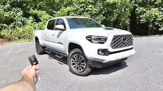 2022 Toyota Tacoma TRD Sport Start Up Test Drive Walkaround POV and Review [upl. by Mak]