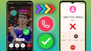 How to customize your call screen 2024🥀 [upl. by Elocim]