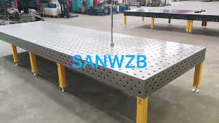 SANWZB Nitriding Treatment Welding Fixture Table 3D Welding Equipment weldingtable 3dweldtable [upl. by Nibram]