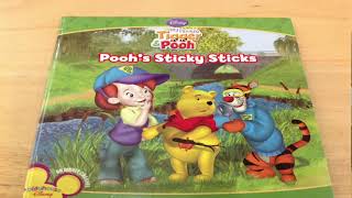 Walt Disneys My Friends Tigger and Pooh Poohs Sticky Sticks Read Aloud [upl. by Nothgiel]