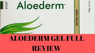 ALOEDERM CREAM FULL REVIEW BEST CREAM FOR DRY SKIN [upl. by Dola]