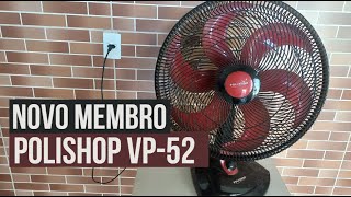 Novo membro da coleção Ventilador Polishop 50 cm [upl. by Valentijn]