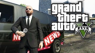 GTA 5 FUNNY MOMENTS  PEDESTRIAN TRAPPING WEAZEL NEWS MICROWAVE EXPLOSION GTA V Gameplay [upl. by Ratib965]