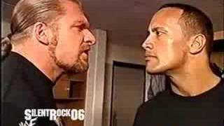 The Rock And Triple H Backstage Before The Royal Rumble 2002 [upl. by Mendie296]