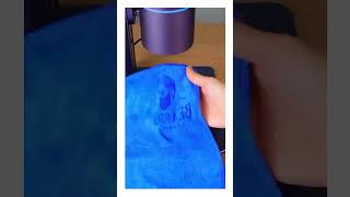 Personalize Towels with the LaserPecker LP4 Fast amp Easy🧵✨ crafthobby smallbusinessowner [upl. by Nesnej]