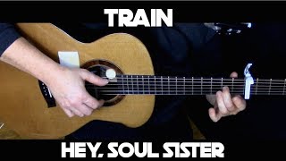 Kelly Valleau  Hey Soul Sister Train  Fingerstyle Guitar [upl. by Nolahs]