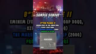 Eminem Feat Dr Dre Snoop Dogg Xzibit amp Nate Dogg  Bitch Please II Sample Sunday [upl. by Ahsieuqal]