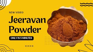 jeeravan masala powderthe authentic indori jeeravan masalaindoripohamasalataste ko kre do guna [upl. by Latsryk426]