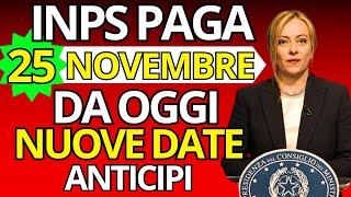 Pagamenti INPS Novembre Date ADI NASpI Assegno Unico e Bonus 100€ Natale [upl. by Joice]