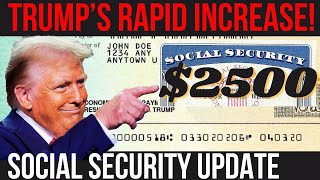 EXTRA 2500 FOR ALL TRUMPS SOCIAL SECURITY INCREASE SSA SSI SSDI Payments  Social Security Updat [upl. by Faro]