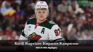 Kirill Kaprizov Кирилл Капризов  202324 NHL Season Highlights [upl. by Terrie]