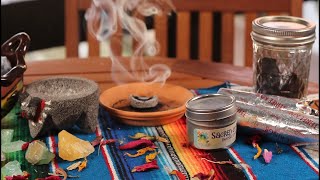 How to use Sacred Copal and a charcoal briquette [upl. by Nedrob661]