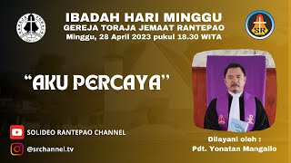 LIVE Ibadah Hari Minggu  28042024 pukul 1830 WITA  Gereja Toraja Jemaat Rantepao [upl. by Aihsyt]