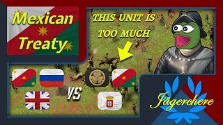 THE BEST FORT BUILD ORDER 3v3 Treaty with Mexicans  AOE III DE [upl. by Deerdre]