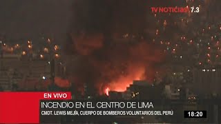 Mesa Redonda incendio de gran magnitud consume almacén [upl. by Haneekas]