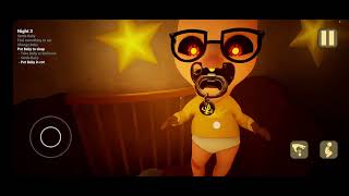 Beating Baby in Yellow With Baby With Mustache On Big Head Mode [upl. by Aoh]