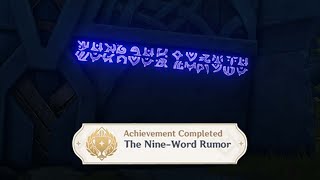 The NineWord Rumor Achievement  Hidden Exploration Objective  Genshin Impact 26 [upl. by Suryt]