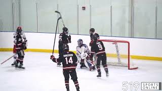 Under 16 Hockey  Kitchener Jr Rangers vs Cambridge Hawks [upl. by Starkey]