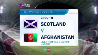 ICC WT20 Scotland vs Afghanistan Highlights [upl. by Felice]