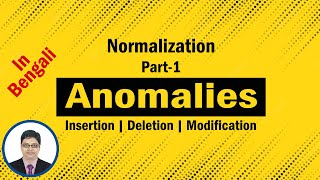 Anomalies  Normalization  Part1  DBMS [upl. by Galer351]