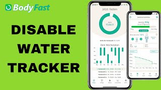 How To Disable Water Tracker On BodyFast App [upl. by Akierdna366]