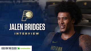 Indiana Pacers PreDraft Workouts Jalen Bridges 1on1 Interview June 13 2024 [upl. by Ynehpets]