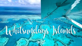 Whitehaven beach  Whitsundays Island scenic flight  Australia 4k [upl. by Meg]