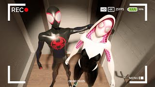 J’AI FILMÉ SPIDERMAN DANS MA MAISON  CAMÉRA DE SURVEILLANCE  🕷️🕸️ MILES MORALES [upl. by Nali928]