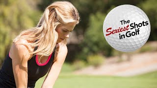 Anna Rawson Shows You How to Hit a Checked Wedge Shot  Sexiest Shots in Golf  Golf Digest [upl. by Stanislas]