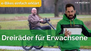 Was ist ein Dreirad für Erwachsene 🧐 [upl. by Bilow832]