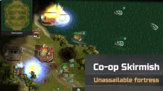 how to play Skirmish co op Unassailable Fortress at SECLUSION MAP [upl. by Yrok189]