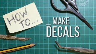 HOW TO make waterslide decals for diecast and model cars [upl. by Andrej178]