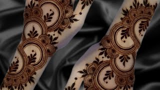 Easy Simple Mehndi Designs For Hand ll Simple Mehndi Design For Back Hand ll New Henna Designs [upl. by Chandal]