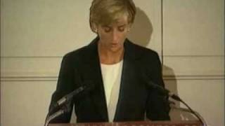 Princess Dianas speech on Landmines in London [upl. by Odlonyer]