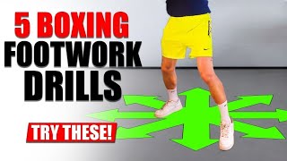 UNIQUE Boxing Footwork Drills No Equipment [upl. by Ademordna]