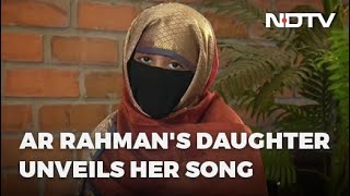 AR Rahmans Daughter Khatijas Music Video Breaks Stereotyping Of Women In Hijab [upl. by Arrek463]