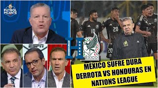 MÉXICO VOLVIÓ A PERDER vs HONDURAS en Nations League Peláez MOLESTO con el VASCO  Futbol Picante [upl. by Arehc]