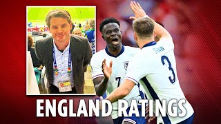 Saka was Englands most dangerous player  England VS Switzerland player ratings [upl. by Glavin331]