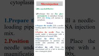 DNA transfer in plants using microinjection shorts viralshorts trending [upl. by Kennedy927]