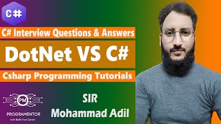 Difference Between Dot Net And C  Csharp VS DotNet  Csharp Interview Questions  CHindiUrdu [upl. by Assenej182]