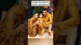 Alia Bhatt Ranbir Kapoor Raha perform Diwali puja together aliabhatt ranbirkapoor diwali [upl. by Adnahs]