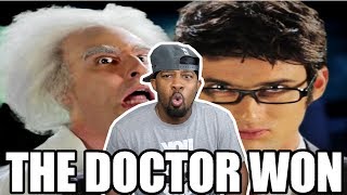 REACTION  Doc Brown vs Doctor Who Epic Rap Battles of History‼ Plus Behind The Scenes‼ [upl. by Nibas]