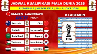 Jadwal Kualifikasi Piala Dunia Round 3  Bahrain vs Indonesia  LIVE DI RCTI [upl. by Adnorat]