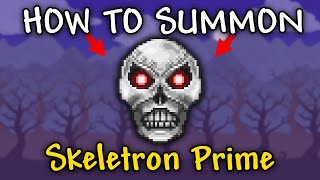 How to Summon Skeletron Prime in Terraria  Skeletron Prime Summon Guide [upl. by Esmaria]