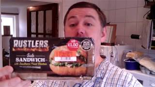 Marks REmarks Rustlers Southern Fried Chicken Sub Sandwich Review [upl. by Ennad886]